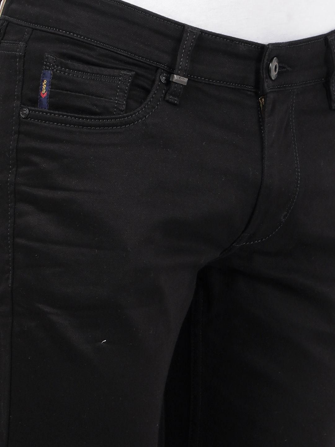 Numero Uno Men Solid Black Jeans